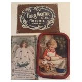 Repro Metal Sign & Tray