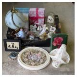 Group of Home Decor Lamp, Clocks