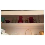 Hall Closet Shelf of Vases