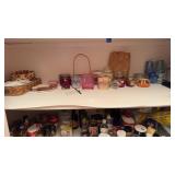 Hall Closet Shelf Candles & More