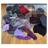 Group of hats, Scarfs & more