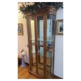 Lighted Curio Cabinet 11x38x78 inches tall