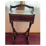 Vintage Wooden Vanity 11x14x27 inches tall
