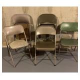 Group of Folding Chairs
