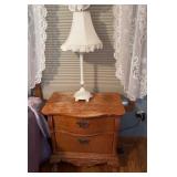 Night Stand & Lamp 18x26x26 inches tall