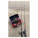 Fishing Poles W/ Tackle Box