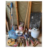 Garden Tools, Empty Tank & More