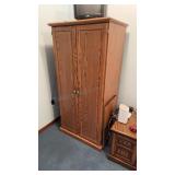 Media Computer Cabinet 31.5x23.5x64 inches tall