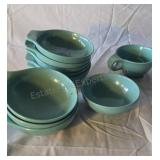 Russel Wright melamine dishes. Not a complete