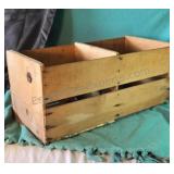 Vintage Peach crate. 26x12x12