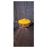 Vintage Bauer ceramic 1qt. casserole dish with
