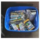 Tote of vintage camera flashbulbs. Viability