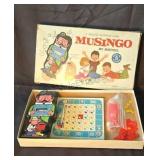 Vintage "Musingo". Musical surprise board Game.