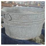 Galvanized wash tub. 20x11. Some rust but not