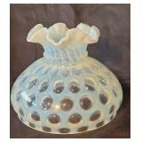Vintage Fenton "Honeysuckle" Coin Dot Opalescent