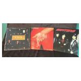 LPs. Exile, Loverboy and Santers.