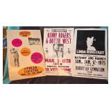 Concert posters. 14x22.