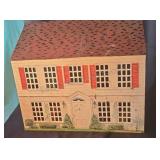 Vintage metal dollhouse. 22x12x19.