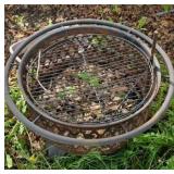 Fire pit with grilling grate