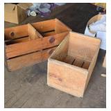Fruit crates.