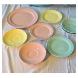 T.S.&T. Lu-Ray dishes in assorted colors