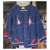 Vintage wool tourist jacket with Mexican themed
