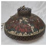 Tiffany style hanging lamp. 13ï¿½.
