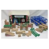 Thomas the train wooden train tracks bridges.