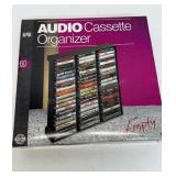 Audio cassette organizer