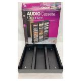 Audio cassette organizer.