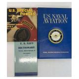 U.S. Special Forces and Navy books.