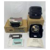 Vintage Panasonic car stereo / tape player and a