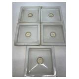 Older style glass light fixtures.