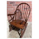 Solid Wood Tall City Rocking Chair