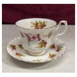 Royal Albert bone china teacup and saucer set in