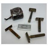 Vintage razors and blades with Twinplex razor