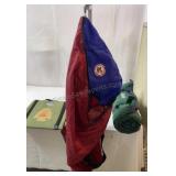 XL Scout camping bag, self inflating mattress and