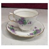 vintage Colclough bone china tea cup and saucer