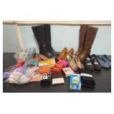 Boots, dress shoes, socks, hose & more