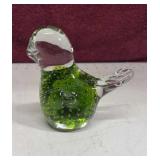 Vintage Glass Bird Figurine