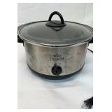 Rival crock pot stainless steel and ceramic.