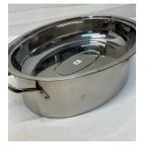 Stainless steel oval roaster Tupperware chef