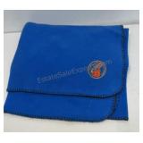 Royal blue Porsche parade traverse city throw
