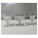 Waterford Crystal Colleen Style glasses. Set of 3