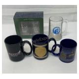 Coffee and beer mugs.