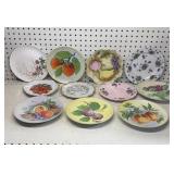 Group of Collector Plates Several Hand Painted