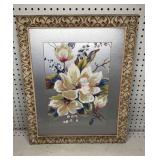 Signed Floral Painting 19x23.5