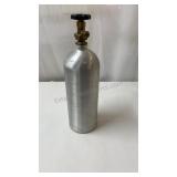 5lb CO2 tank with gas in it.