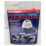Brinkmann rechargeable wet/dry vacuum