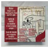 Oatley  washing machine outlet box NIB